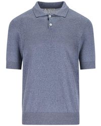 Brunello Cucinelli - Short Sleeve Polo - Lyst