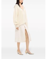Courreges - Ribbed-Knit Hooded Sweater - Lyst