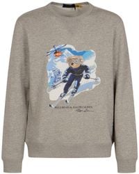 Polo Ralph Lauren - Polo Bear Crew-Neck Printed Sweater - Lyst