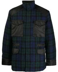 Maharishi - Tartan-Check Bomber Jacket - Lyst