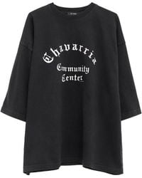 Willy Chavarria - Logo-Print Oversized T-Shirt - Lyst