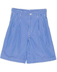 Comme des Garçons - Striped Shorts - Lyst