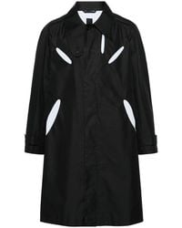 J.L-A.L - Aperture Cut-Out Trench Coat - Lyst