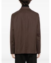 Lardini - Button-Up Patch-Pocket Jacket - Lyst