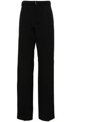 Lanvin - Pleat-Detail Wool Trousers - Lyst