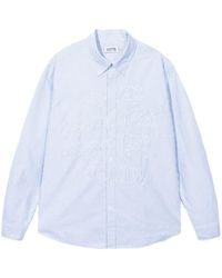 ANTI SOCIAL SOCIAL CLUB - Mind Games Striped Button-Up Shirt - Lyst