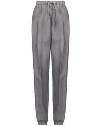 Maison Margiela - Four Stitch-Logo Long-Length Track Pants - Lyst