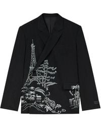 KENZO - Single-Breasted Blazer - Lyst
