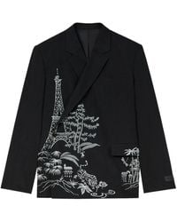 KENZO - Single-Breasted Blazer - Lyst
