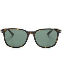 Montblanc - Tortoiseshell Square-Frame Sunglasses - Lyst