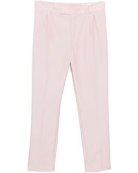 McQueen - Pleated-Detail Trousers - Lyst