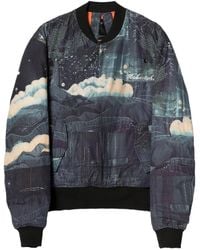 Maharishi - 6227 Boro Crane Monk Ma1 Printed Bomber Jacket - Lyst