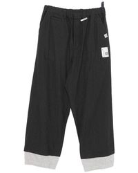 Maison Mihara Yasuhiro - Layered Wool Trousers - Lyst