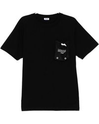 Moschino - Logo-Print Pocket T-Shirt - Lyst