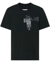 Maison Margiela - Taped Cotton Jersey T-Shirt - Lyst