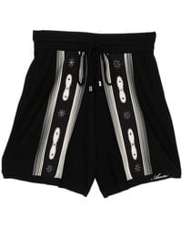 Amiri - Stud Stripe Shorts - Lyst