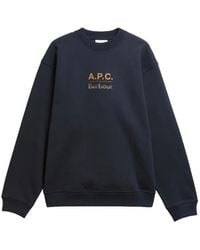 Barbour - X A.P.C Logo-Print Sweatshirt - Lyst