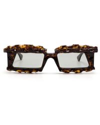 Kuboraum - X21 Rectangle-Frame Sunglasses - Lyst