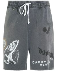 PALY - Graphic-Print Drawstring Track Shorts - Lyst