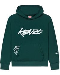 KENZO - X Futura 2000 Atom-Flower Print Hoodie - Lyst