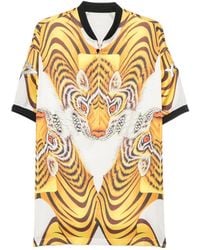 Y-3 - Satin Graphic Jersey - Lyst