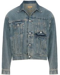 MM6 by Maison Margiela - Denim Cotton Jacket - Lyst
