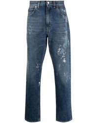 Martine Rose Painter-wash Straight Jeans - Blue