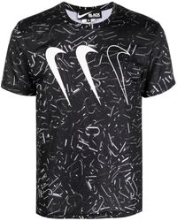 COMME DES GARÇON BLACK - Logo-Print Short-Sleeve T-Shirt - Lyst