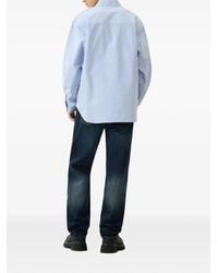 Evisu - Seagull-Print Oxford Shirt - Lyst