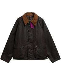 Barbour - X Paul Smith Corduroy-Collar Jacket - Lyst