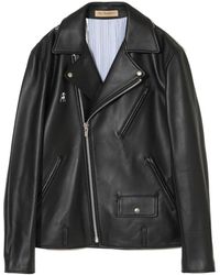 Undercover - Leather Biker Jacket - Lyst