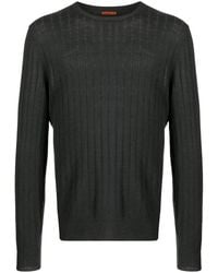 Barena - Ribbed-Knit Linen-Cotton Jumper - Lyst