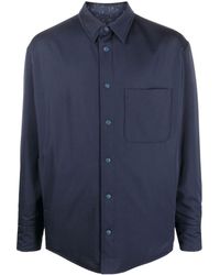 Lanvin - Virgin-Wool Shirt Jacket - Lyst