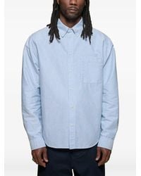 Merz B. Schwanen - Striped Button-Down Shirt - Lyst