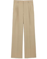 Ami Paris - New Wool Low Waist Wide Trousers - Lyst