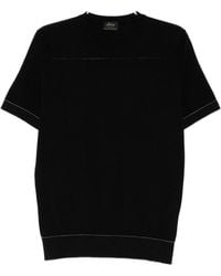 Brioni - Sea Island Piqué Cotton T-Shirt - Lyst