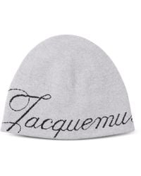 Jacquemus - The Atelier Logo-Letter Beanie - Lyst