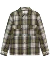 WOOD WOOD - Wwclay Check-Pattern Shirt - Lyst