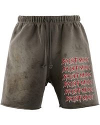SAINT Mxxxxxx - Short De Sport À Logo Imprimé - Lyst
