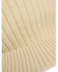 Y-3 - Ribbed-Knit Beanie Hat - Lyst