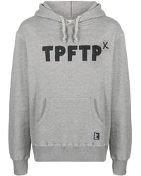 The Power for the People - Logo Print Drawstring Hoodie - Lyst