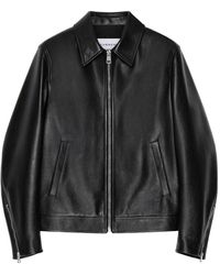 Givenchy - Classic-Collar Leather Jacket - Lyst