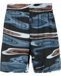 BLUE SKY INN - Graphic Print Track Shorts - Lyst