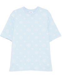 CASABLANCA - Monogram Round-Neck T-Shirt - Lyst