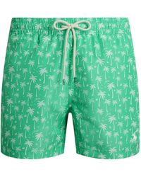 Polo Ralph Lauren - Palm Tree Swim Shorts - Lyst
