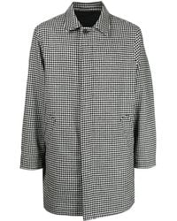 The Power for the People - Wool Dogtooth Pattern Coat - Lyst
