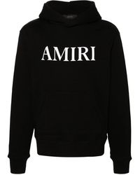 Amiri - Logo-print Cotton Hoodie - Men's - Cotton - Lyst