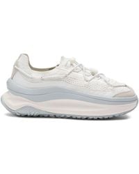 Moon Boot - Lace-Up Knitted Sneakers - Lyst