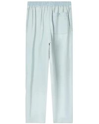 KENZO - Bleached Chambray Track-Pants - Lyst