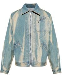 Vivienne Westwood - Light Faded Wash Casual Jacket - Lyst